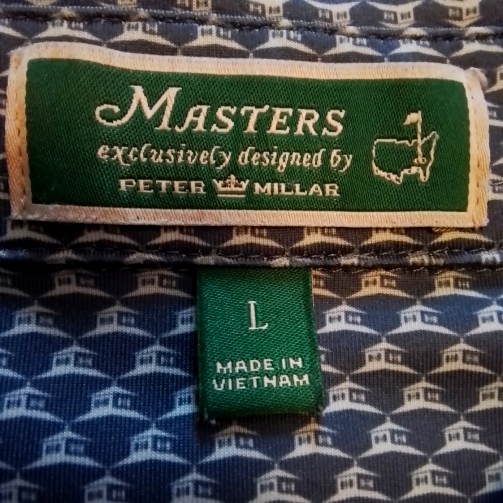 Masters Peter Millar Limited Edition Clubhouse Collection Crow's Nest Polo - L - Picture 9 of 11